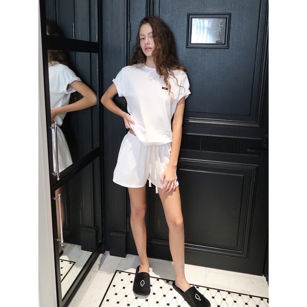 Small Logo Summer Shorts 화이트