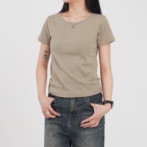 여자 반팔티 여름 면 기본 레이어드 박스 티셔츠 반팔 흰티_P402349947