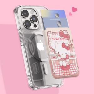  magsafe [Sanrio]산리오 큐티 맥세이프 슬라이드 카드지갑 탈부착가능 자석 핸드폰 스마트폰