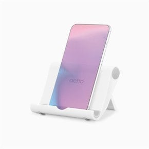 스마트폰 테블릿 접이식 각도 조절 스탠드 거치대 화이트 핸드폰 휴대폰 스탠드거치대