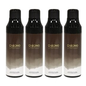 청담스타일 포레스트 블랙체인지 염색 새치 흰머리 샴푸 자연갈색 200ml x 4통