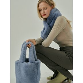 COYA eco fur mini bag [sky blue]