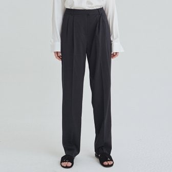 딘스 SUMMER WIDE BOYFRIEND SLACKS_NAVY