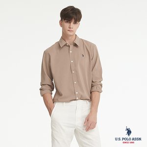 유에스폴로 [U.S. POLO ASSN.] FW 남성 코튼 클래식 셔츠_BEIGE