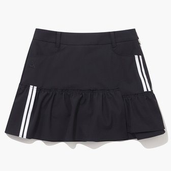 르꼬끄골프 [여주점] 여성 라인 포인트 변형 티어드 스커트 GQ122LSK35 BLCK