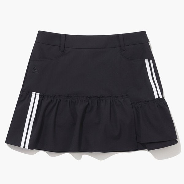 [여주점] 여성 라인 포인트 변형 티어드 스커트 GQ122LSK35 BLCK