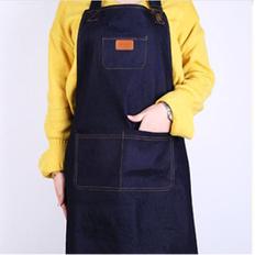  카페 업소용 공방앞치마 앞치마 데님
