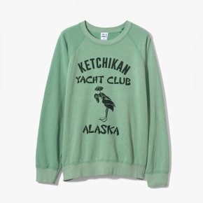 WILD DONKEY 와일드 동키 KETCHIKAN SWEATSHIRT LIGHT GREEN WID2M60007A90