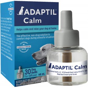 어댑틸 독 카밍 디퓨져 리필/Adaptil Dog Calming Diffuser Refill (1 Pack, 48 ml)