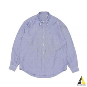 KAPTAIN SUNSHINE 24SS Polo Collar Shirt (KS24SSH07 - BLUE) (폴로 카라 셔츠)