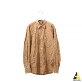 오라리 24 WRINKLED WASHED FINX TWILL SHIRT BROWN (A24SS02FW) (링클 워시드 핀스 트