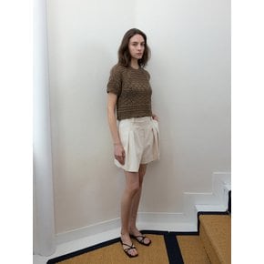 ANDREA CROCHET TOP (WALNUT)