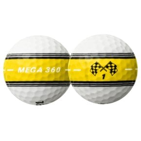 MEGA 360 골프공 3피스 고반발 360도 퍼팅라인