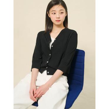 빈폴레이디스 25SS 레이온 혼방 카디건 - 블랙 BF535AC065