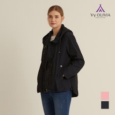 올리비아로렌 [비비올리비아] 허리스트링 후드 점퍼_VVCCLXS2341