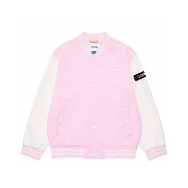 내셔널지오그래픽키즈 K251UJP040 저지 베이스볼 점퍼 PINK