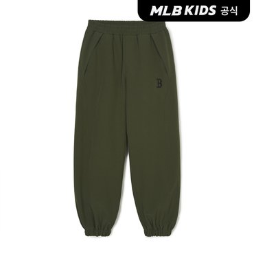 MLB키즈 (공식)24FW 데일리 아웃도어 기모팬츠 BOS (Khaki) 7AWPR0546-43KAS