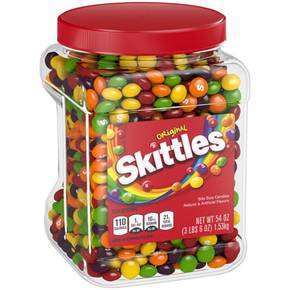 스키틀즈 오리지널 과일맛 카라멜 Skittles Original Jar 1.53kg