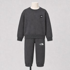 노스페이스 키즈 키즈 고 투 세트 CHARCOAL_GREY NM5MS01T