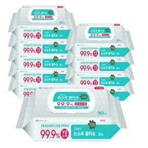 크리넥스 크리넥스 그린핑거 손소독티슈 30매 10팩