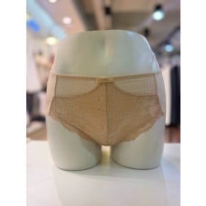 [파주점] 바바라 베이지 레이스 3단후크 부직포 브라 세트 햄팬티 ABR4417H