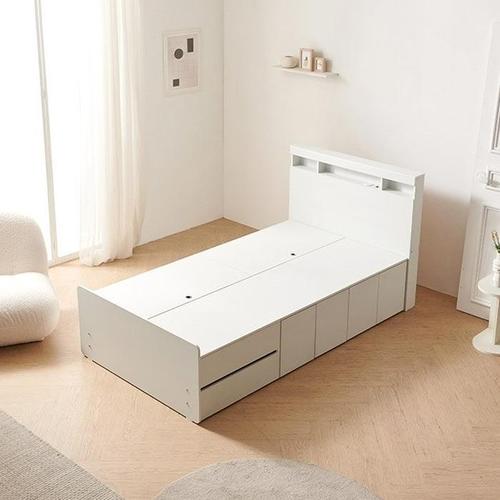 C31016 LED 높은 2단 수납침대 SS E형 3colors(1)
