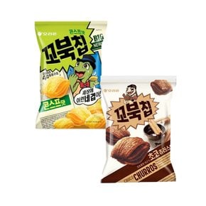 오리온 꼬북칩 초코츄러스 120g 3개+콘스프맛 120g 3개