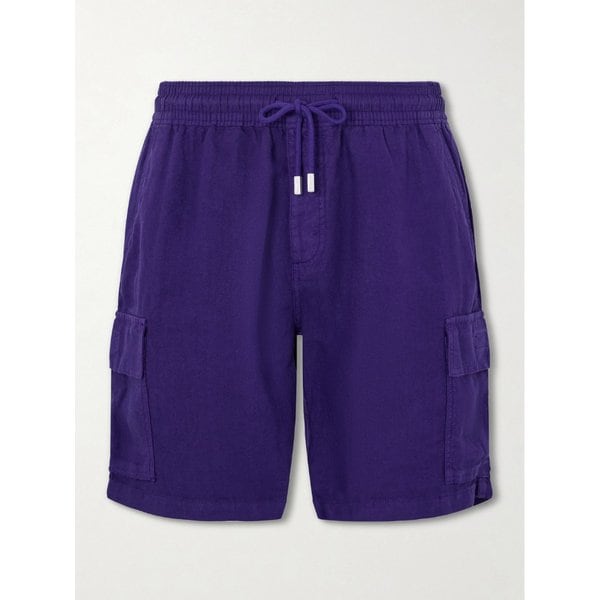 빌보콰 스트레이트 린넨 드로우스트링 카고 쇼츠 46376663163072963