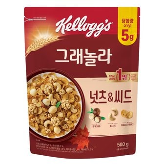  켈로그 넛츠&씨드 그래놀라 500g