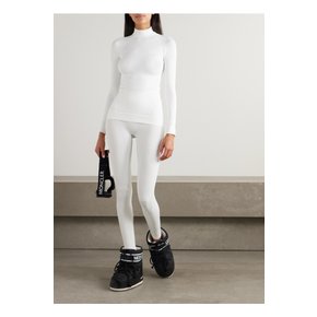 팔케 맥시멈 웜 스트레치 저지 터틀넥 탑 화이트 1647597343753831