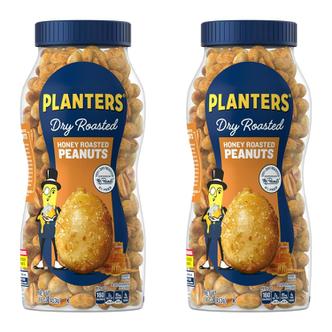  [해외직구] Planters 플랜터스 허니 로스트 피넛 견과류 453g 2팩