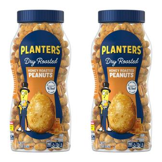  [해외직구] Planters 플랜터스 허니 로스트 피넛 견과류 453g 2팩