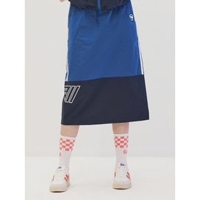 [골라] 여성 TAPE POINT NYLON SKIRT [DEEP BLUE]