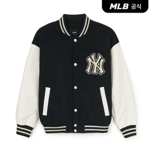 MLB [코리아공식] 울 바시티자켓 NY (Black)