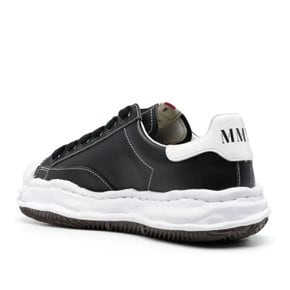 [해외배송] 미하라야스히로 블랙 가죽 블레이키 오리지널 레이스업 스니커즈 A06FW702 BLACK