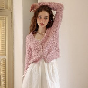 Cest_Daily v neck jacket cardigan_PINK