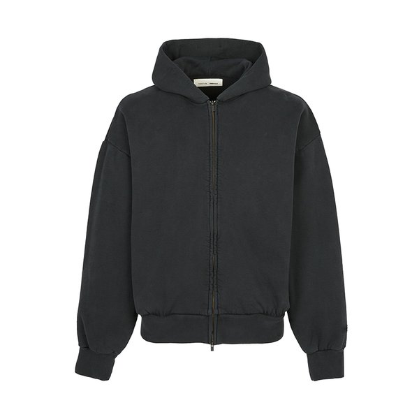 [부산점] 에센셜 남성 기모 후드 집업 192HO254782F VINTAGE BLACK