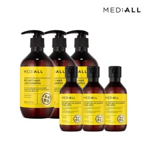 메디올 탈모완화 샴푸 480ml 3개+100ml 3개