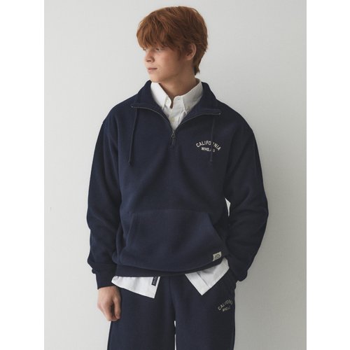 Fleece Pocket Half Zip-up WHMAE4V31U