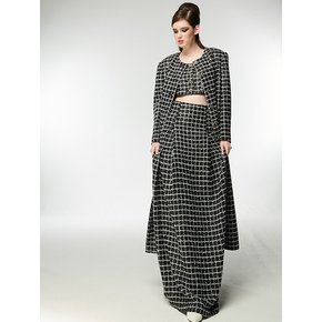 TWEED LONG SKIRT