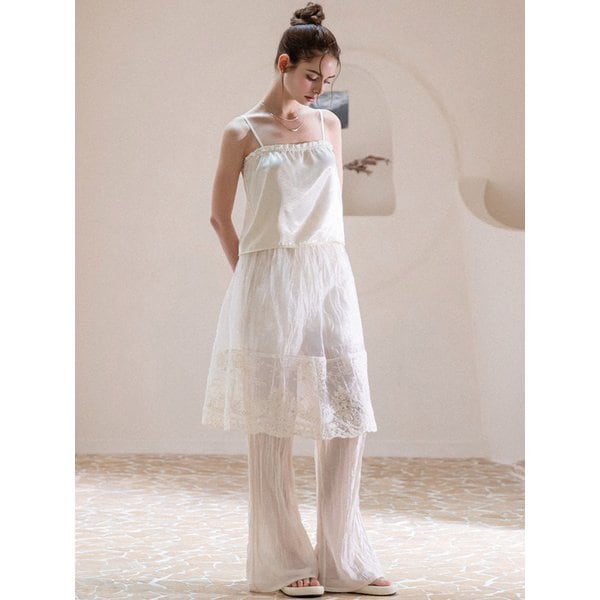 See-Thru Mix lace Skirt