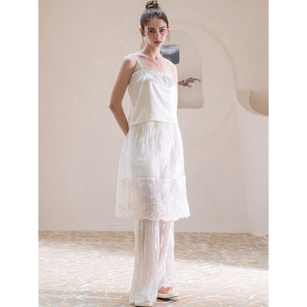 See-Thru Mix lace Skirt