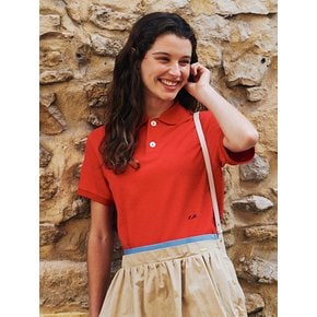 French Pique Top Red