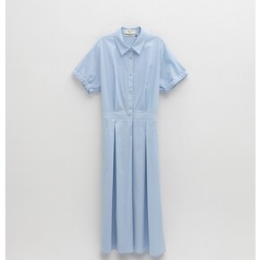 (OP-6181)ESSENTIAL COLLAR SHIRT DRESS