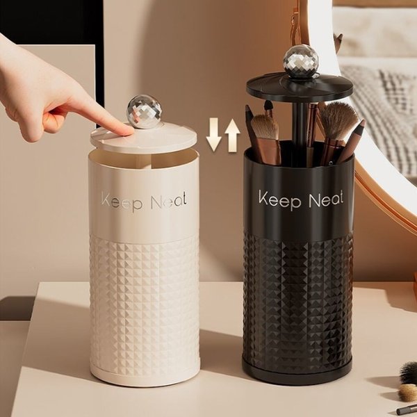[토마]메이크업 화장 브러쉬 정리 보관함/펜슬 립스틱 보관 브러쉬 꽂이 케이스 수납함(CN2145)