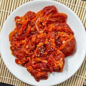 국산 오리 양념 불고기 300g 고추장 오리 주물럭 양념 오리 불고기 오리 양념주 (S40002961)