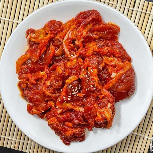 국산 오리 양념 불고기 300g 고추장 오리 주물럭 양념 오리 불고기 오리 양념주물럭 오리 고추장불고기(1)