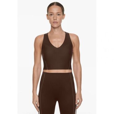 이스퀘어 5575171 OYSHO PERFECT WITH SEAMS - Sports bra brown