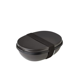  Mepal Ellipse Duo Lunch Box 메팔 점심 샐러드 과일 간식 식사 샌드위치 보관 용기 Black