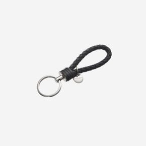 보테가 베네타 로고 태그 키링 네이비 Bottega Veneta Logo Tag Keyring Navy